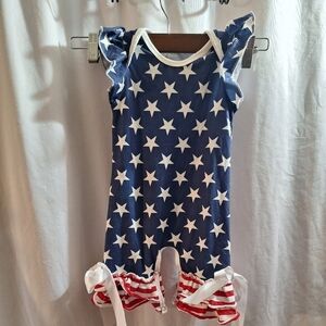 Independent day stars and stripes 2XS